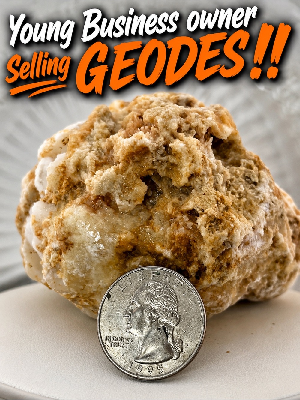 Crack a Geode‼️ Crystal Quartz crystalline